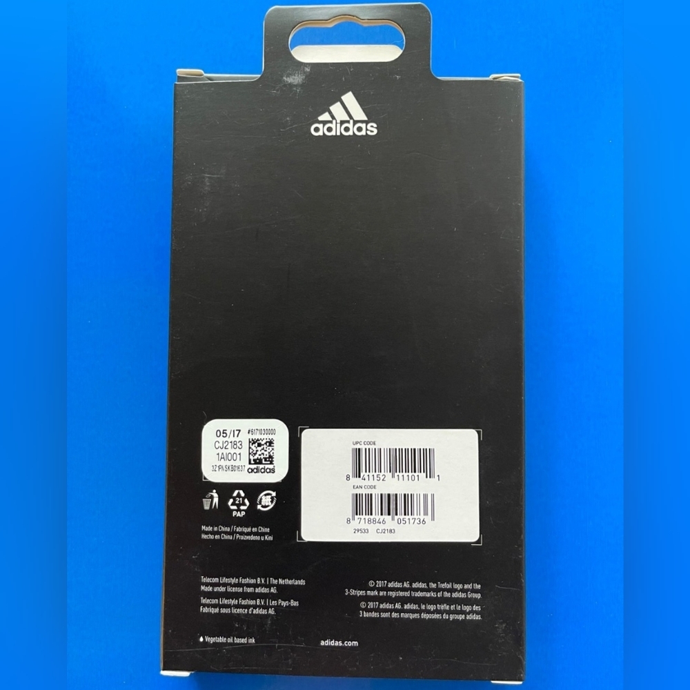Galaxy S8 - Adidas Solo Case (BLACK/BLUE) - Picture 4 of 5